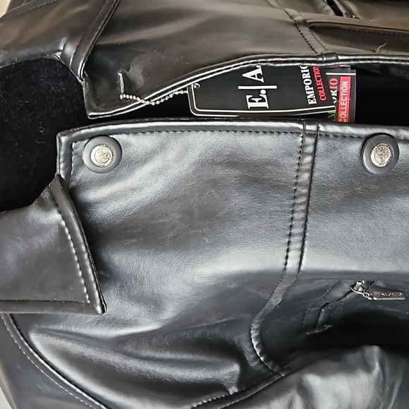EA Collection Italy Style Faux Leather Jacket - Picture 2 of 7